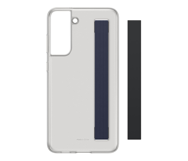 SAMSUNG Slim Strap Cover do Samsung S21 FE 5G Dark Gray - 709975 - zdjęcie